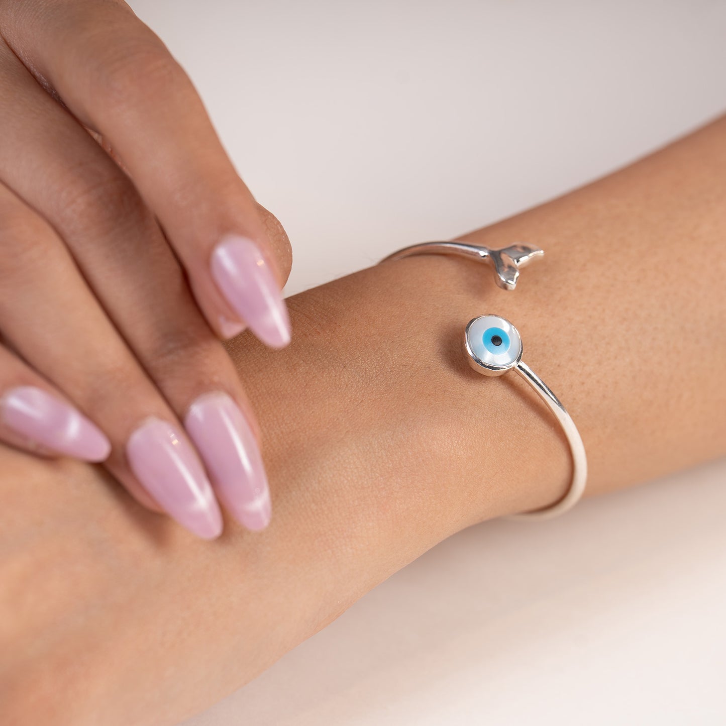 mermaid evil eye bracelet