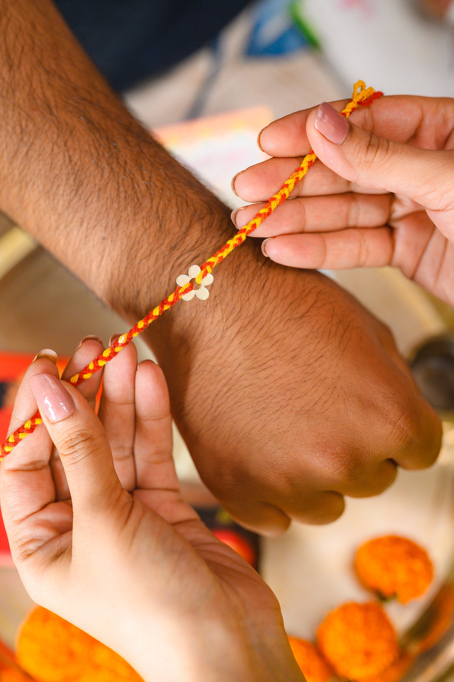 floral rakhi
