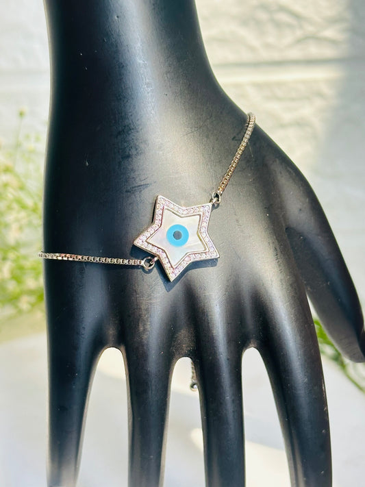 Star Evil Eye Bracelet