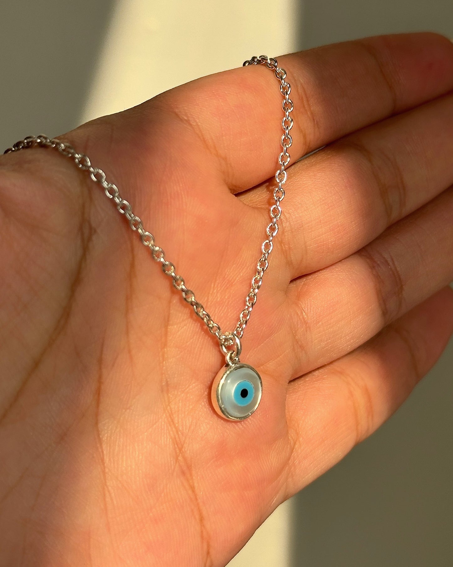 classic evil eye neckpiece