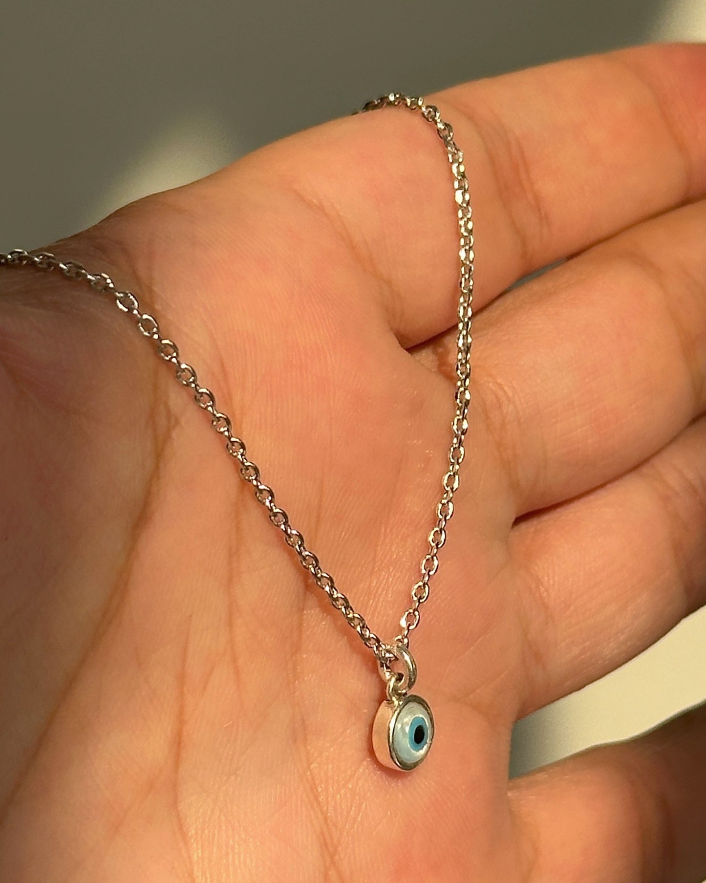 small evil eye neckpiece