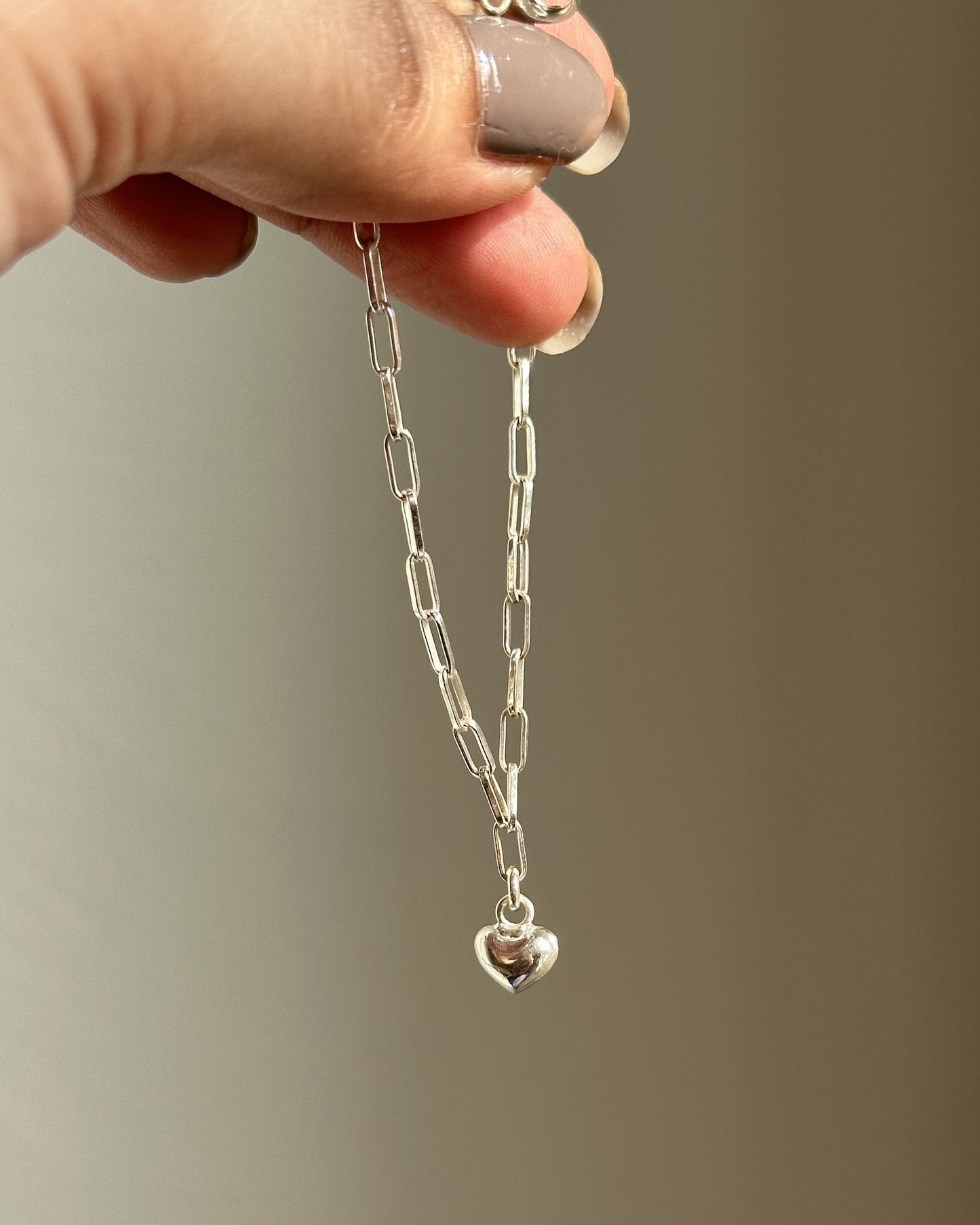little heart anklet in house of binti jewellery box with authenticity card