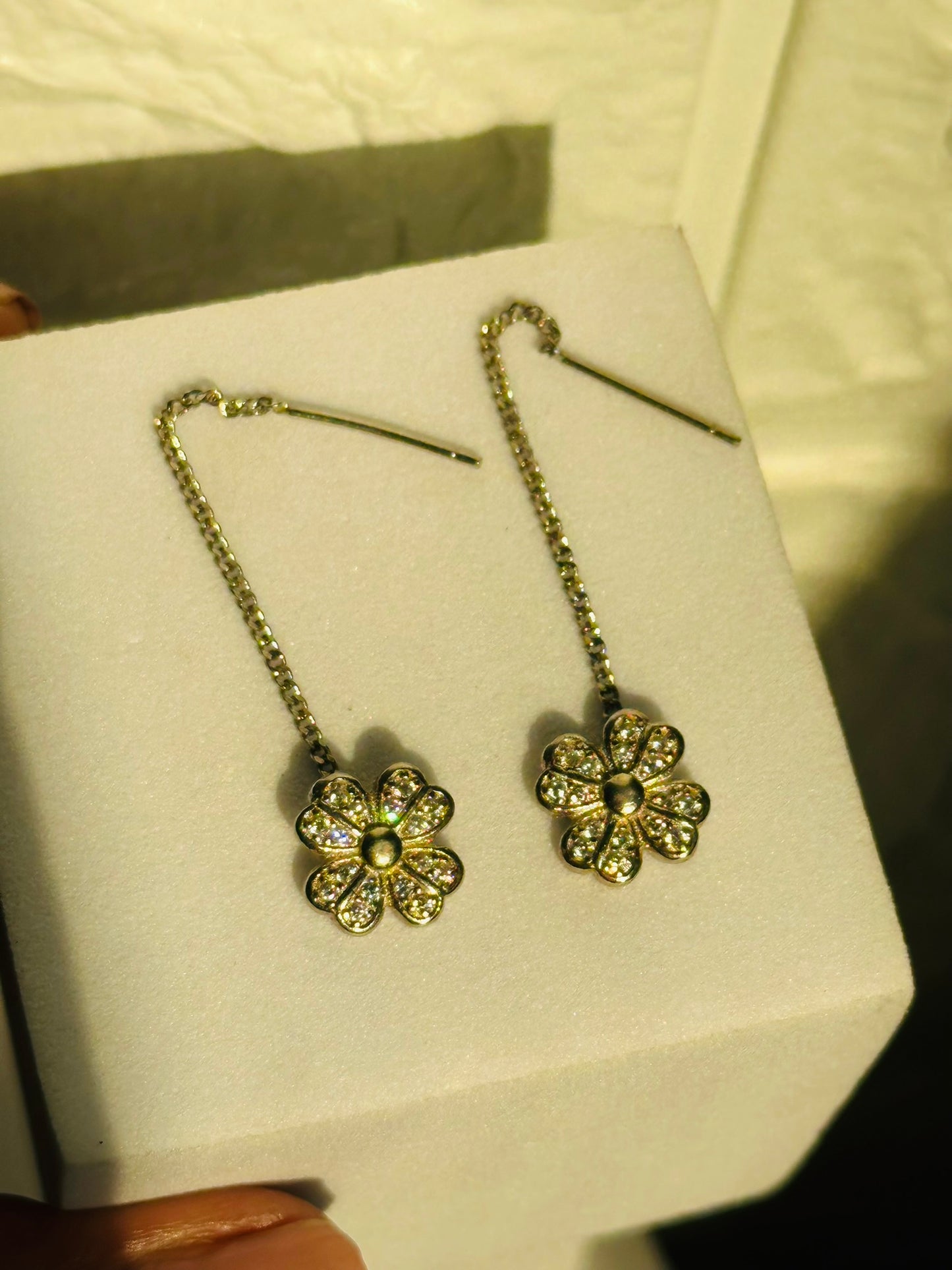 bloom threader earring
