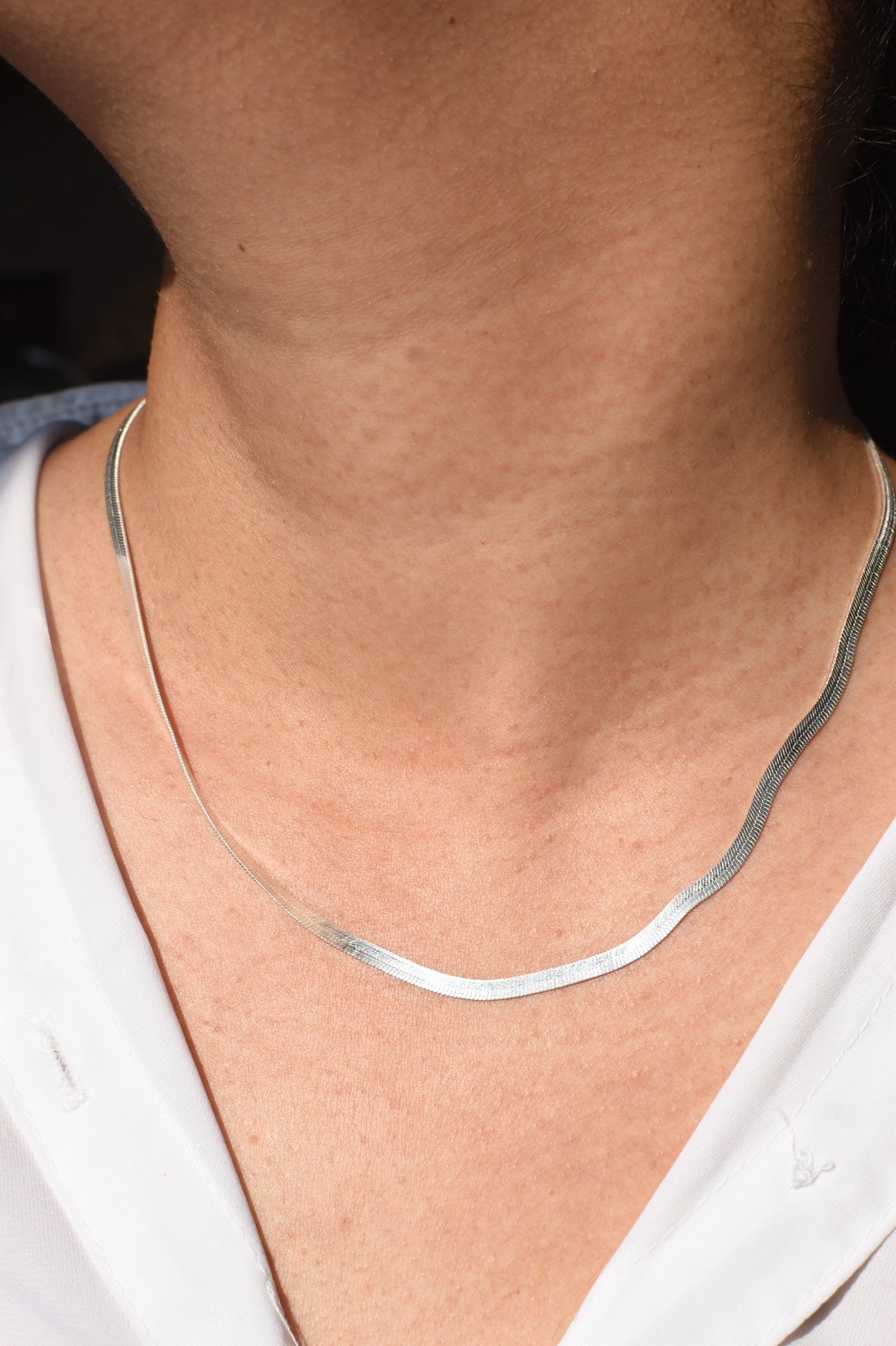 flat snake chain