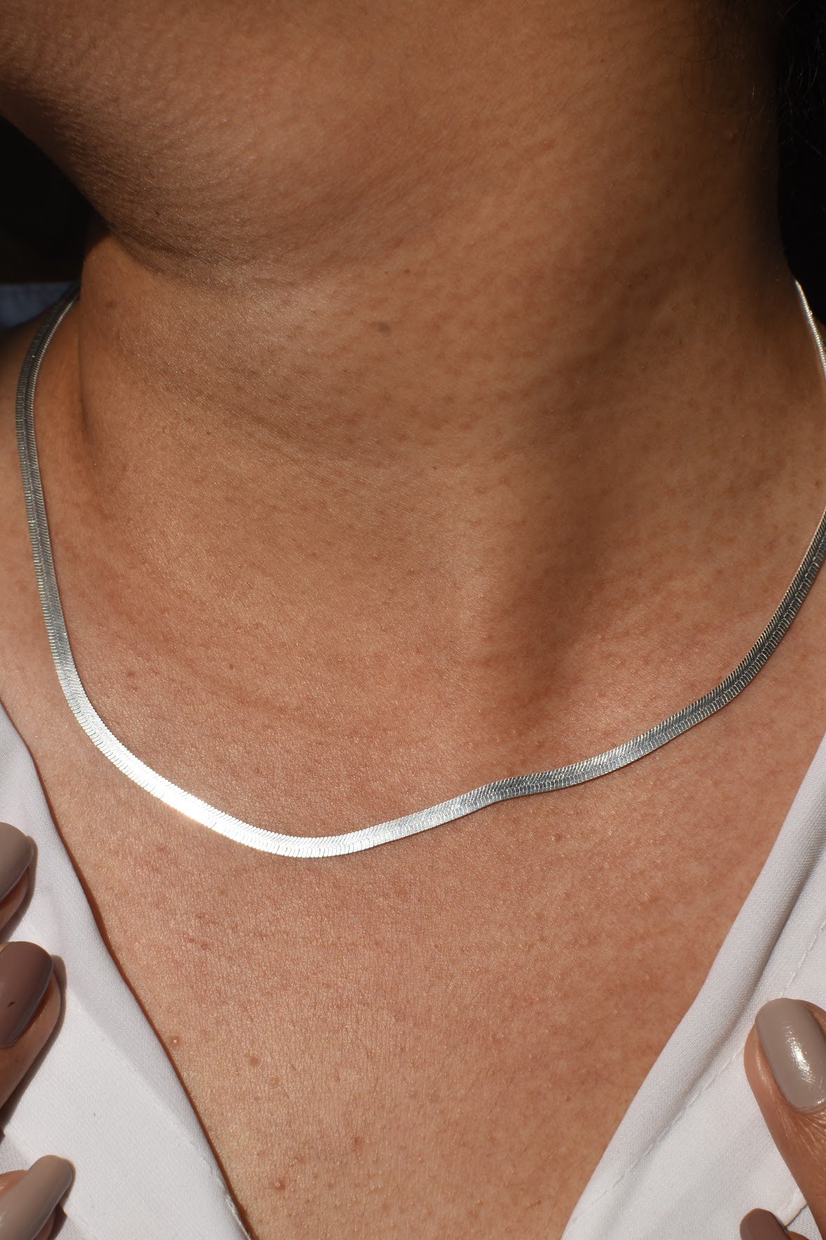 flat snake chain