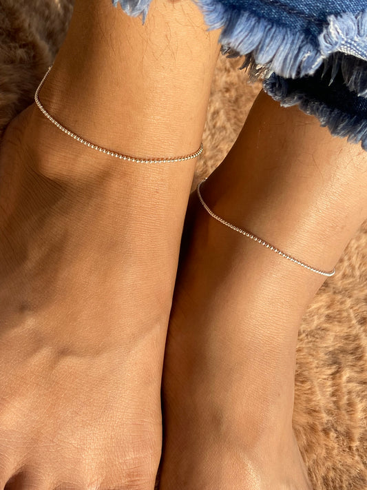 Ball anklets (Ball size 1.5 mm)