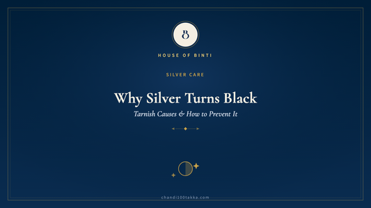 Why silver turns black — tarnish causes and how to prevent it, House of Binti