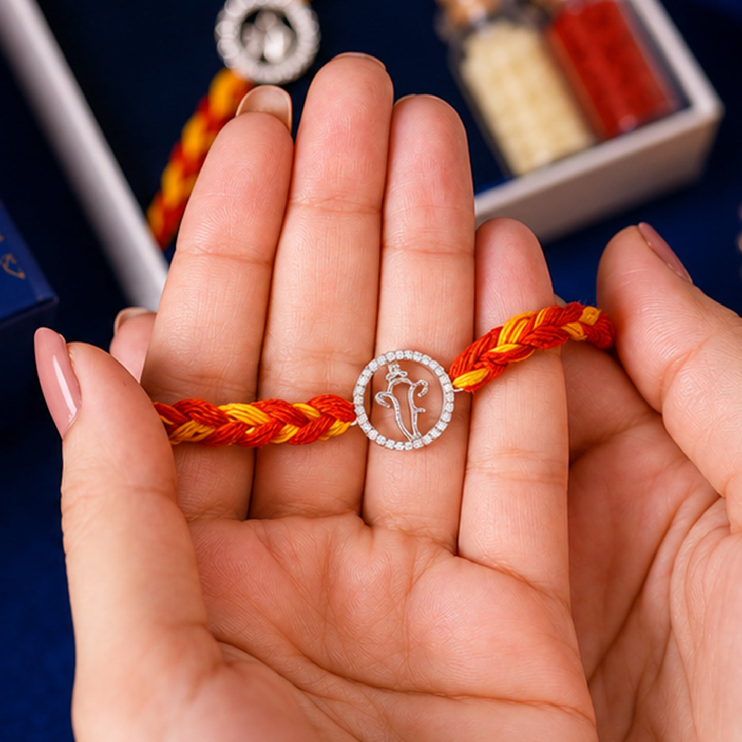 ganesh glow rakhi