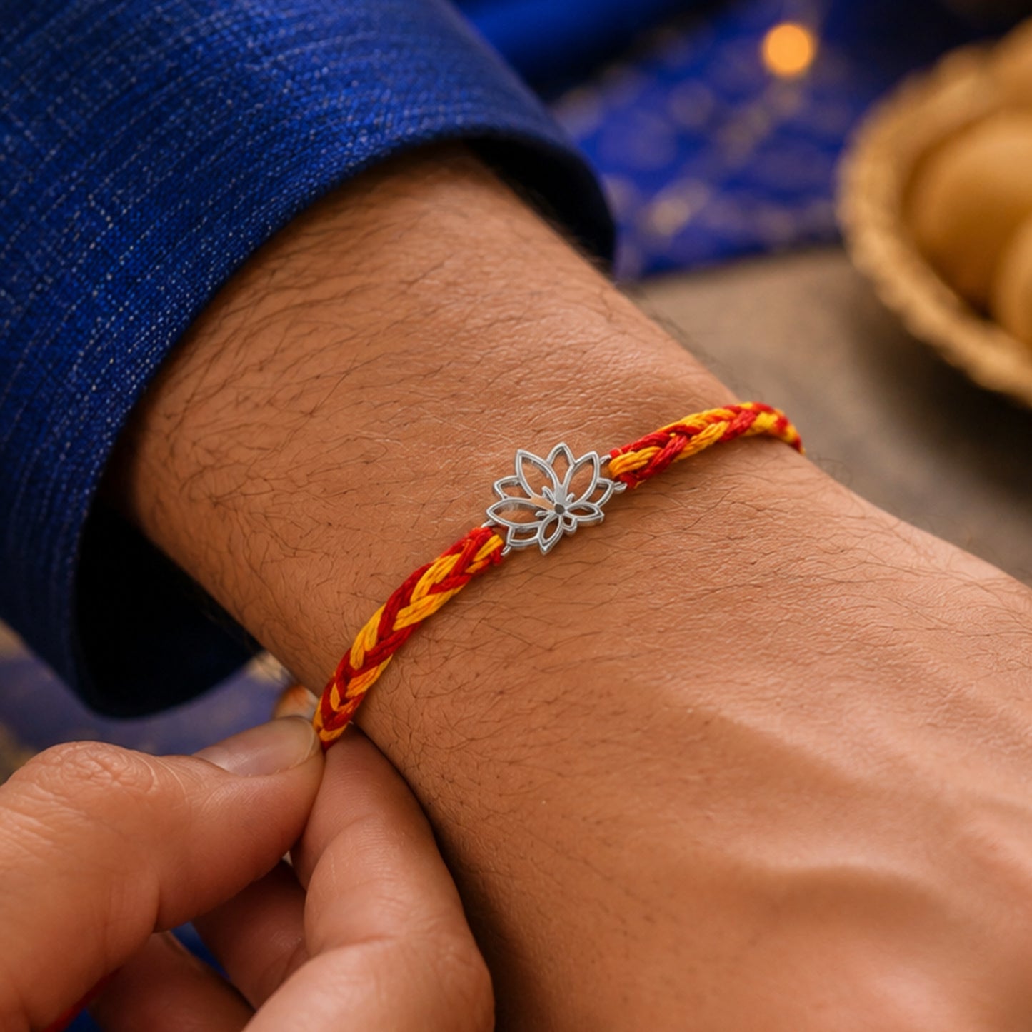 lotus rakhi
