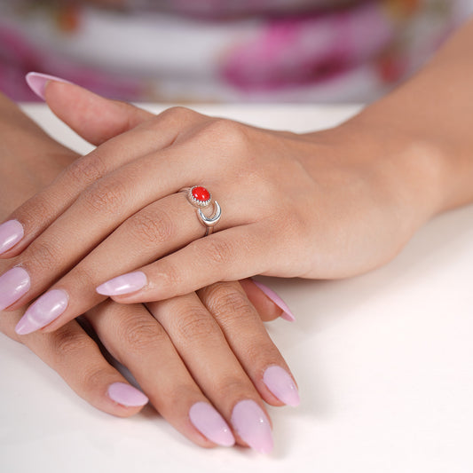 Soluna Ring(Coral)