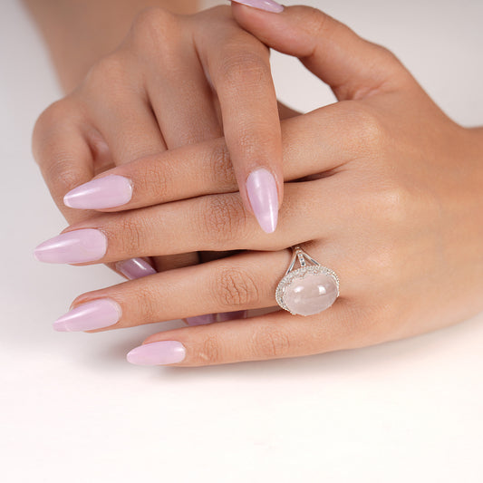 Blush Quartz Ring
