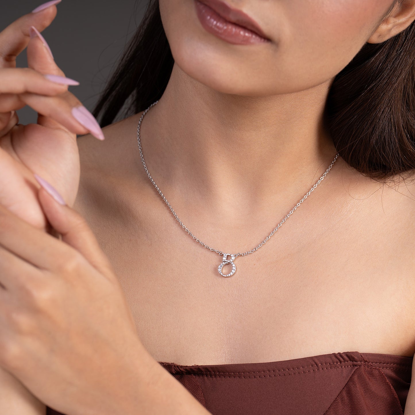 signature initial neckpiece