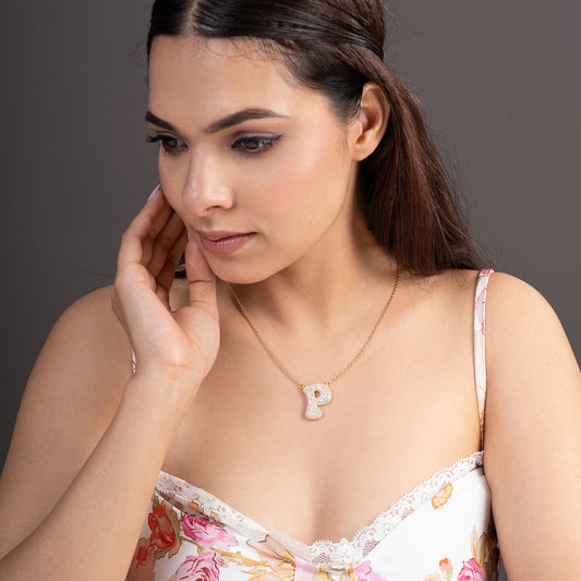 Initial Bubble Neckpiece
