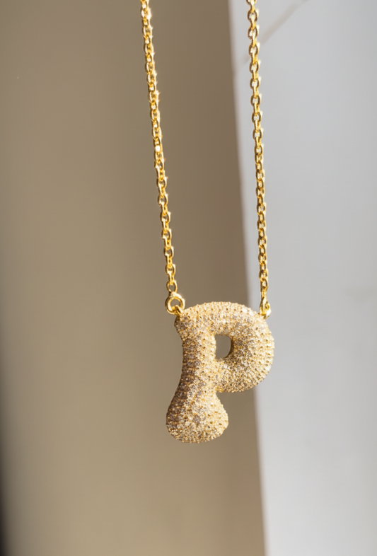 Initial Bubble Neckpiece