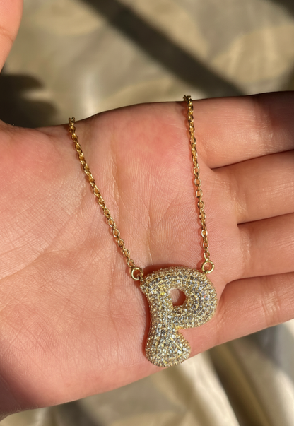 Initial Bubble Neckpiece