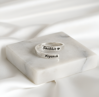 Couple name Ring