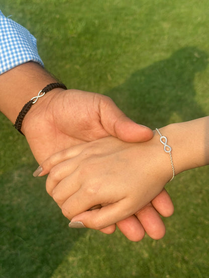 Infinity Pair Couple Bracelet