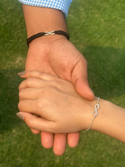 Infinity Pair Couple Bracelet