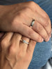 Gleaming Together Couple Rings