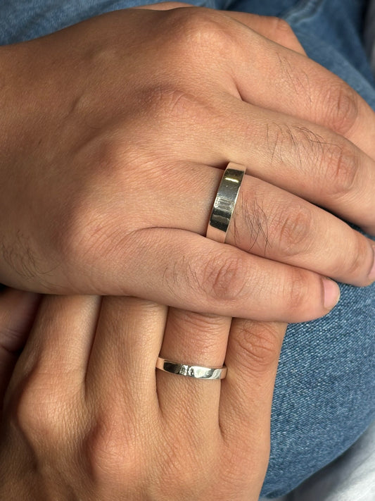 Twin Sparks Couple Rings