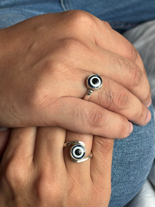 Evil Eye Couple Ring