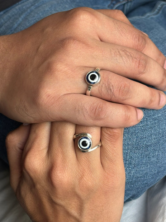 Evil Eye Couple Ring