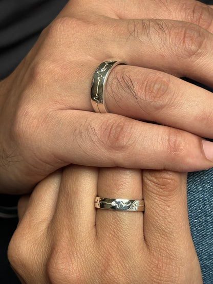Lifeline Couple Rings