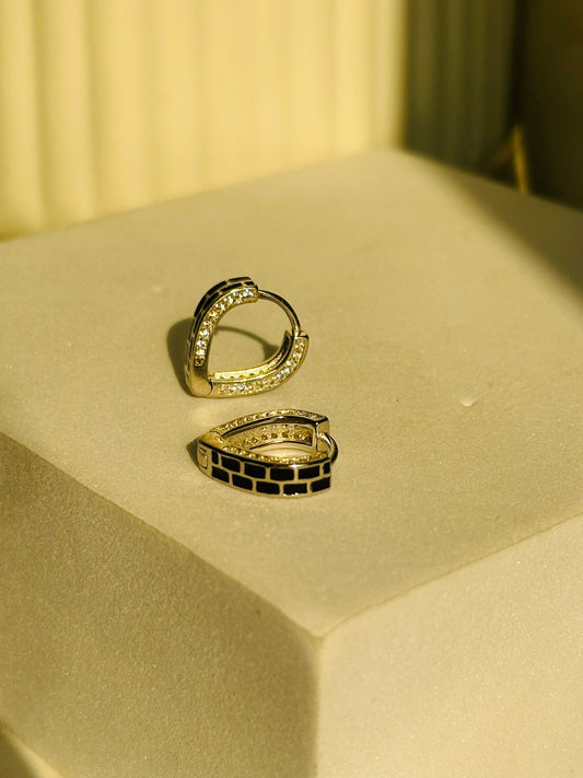 Brick Black Hoops