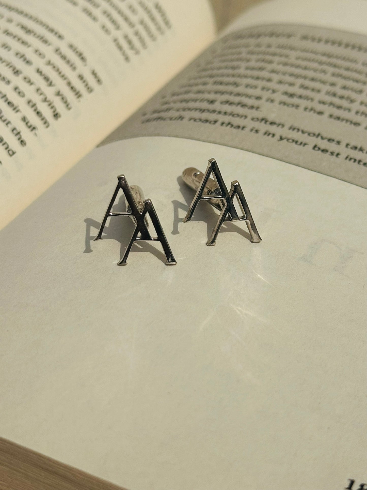 couple initials cufflinks