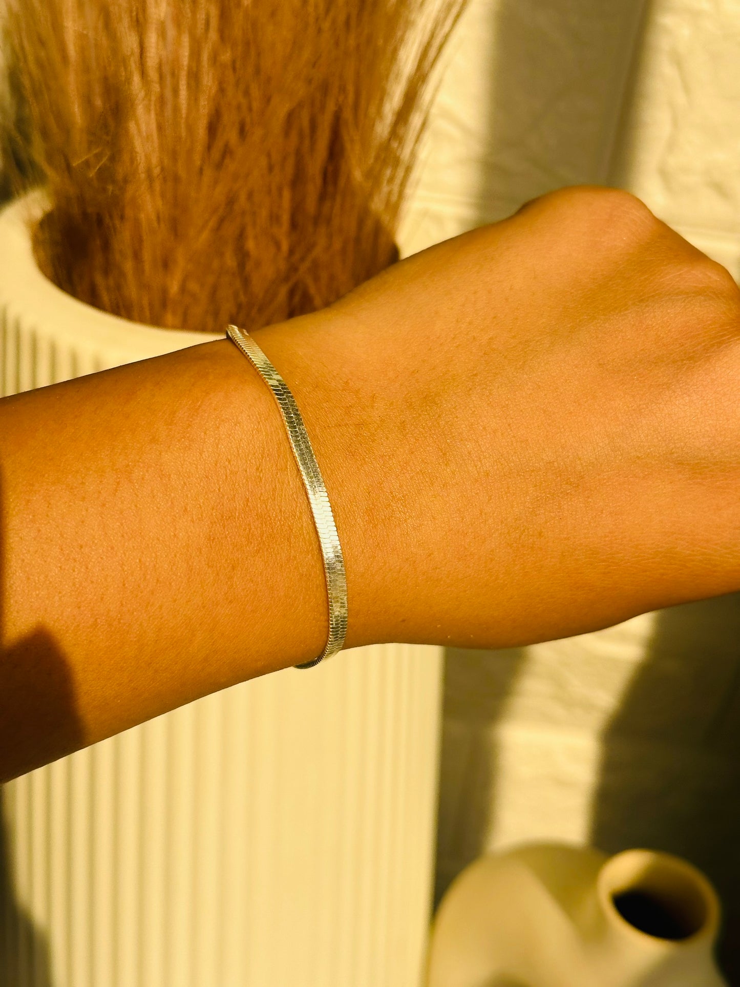 flat chain bracelet
