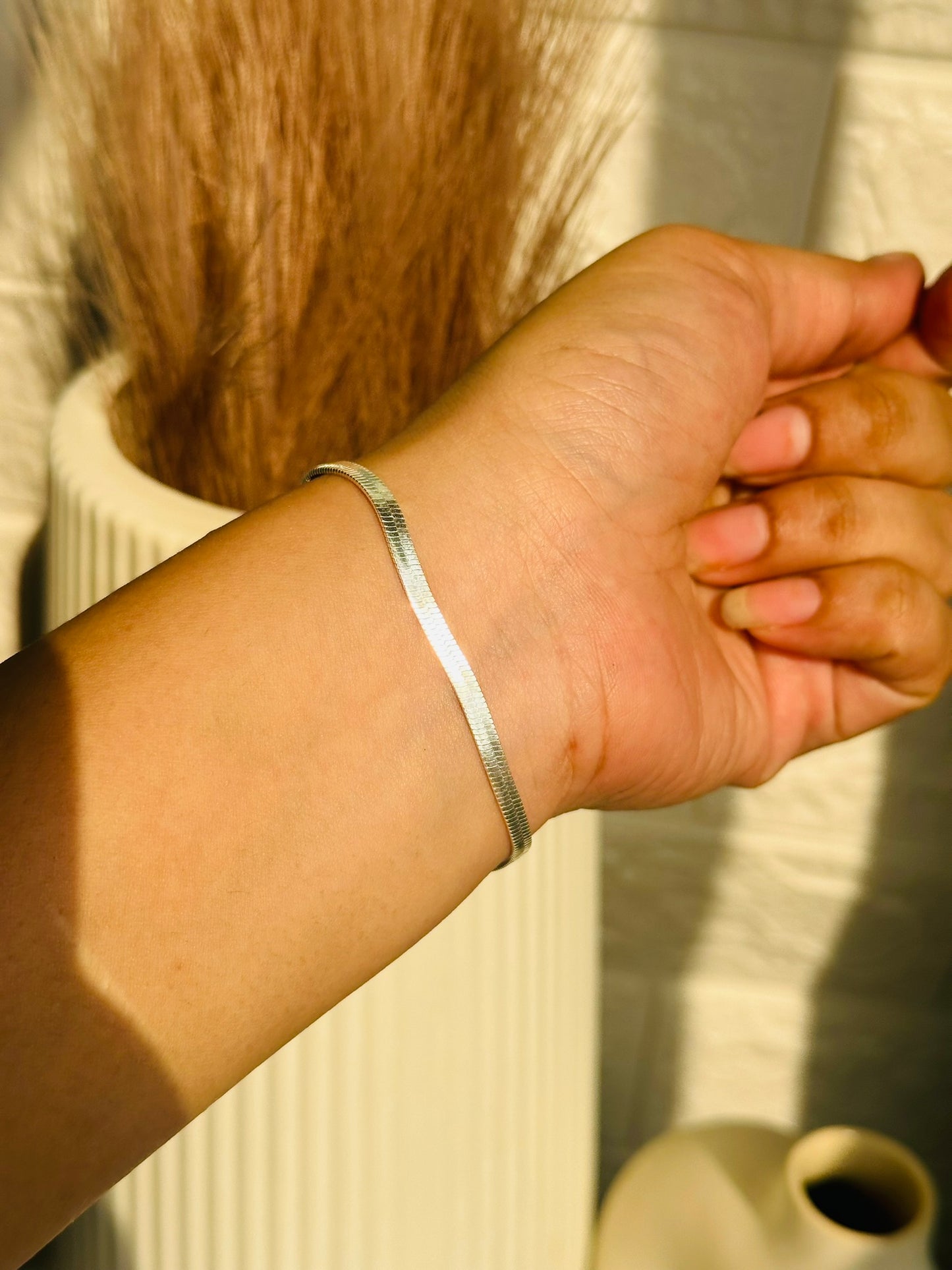 flat chain bracelet