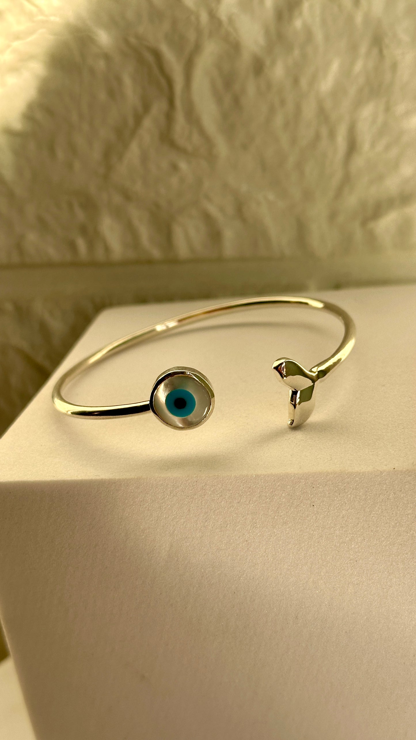mermaid evil eye bracelet