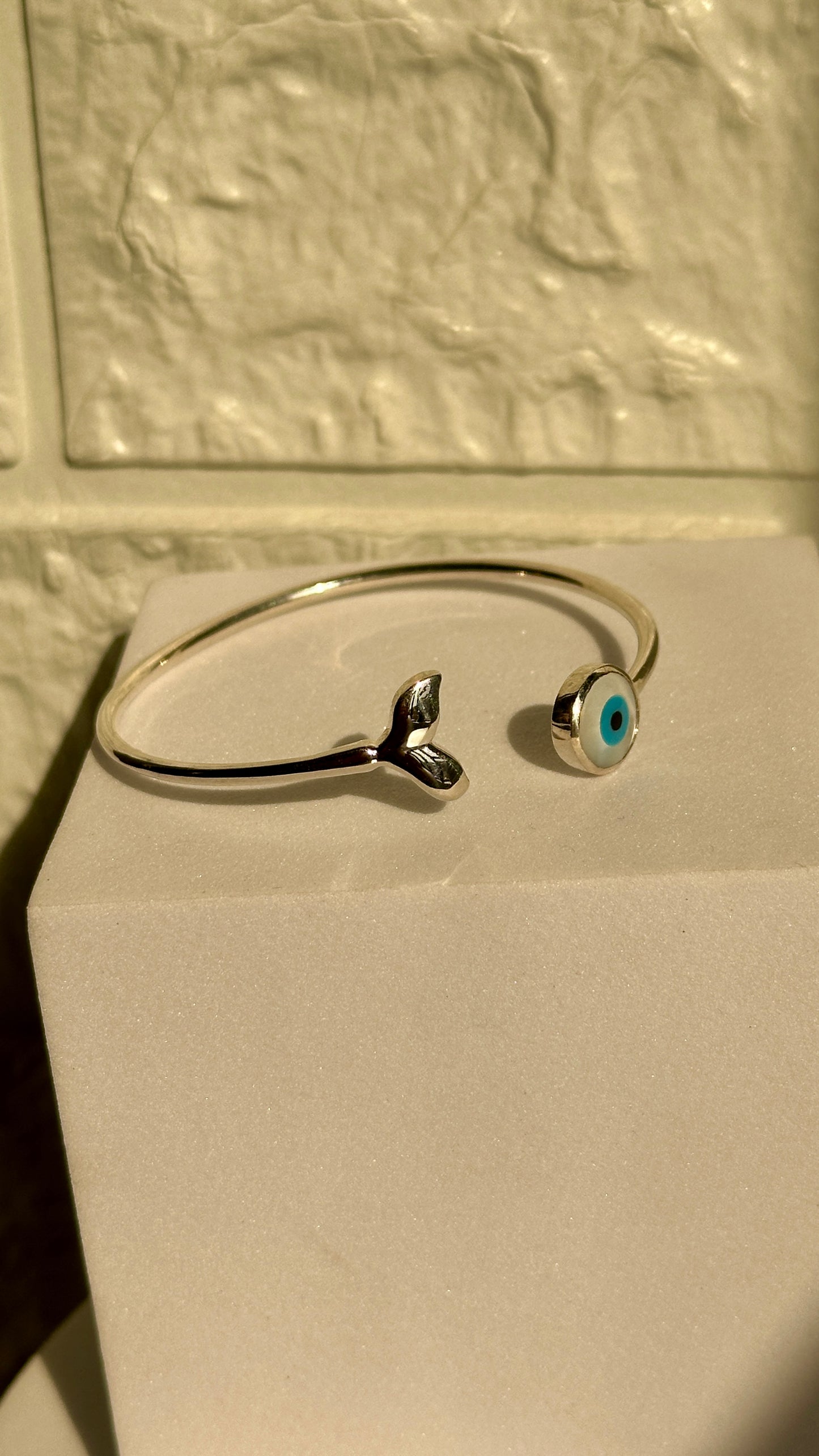 mermaid evil eye bracelet