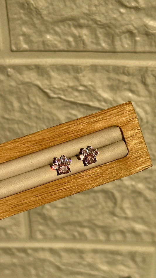 Blush Paw Pendant Set