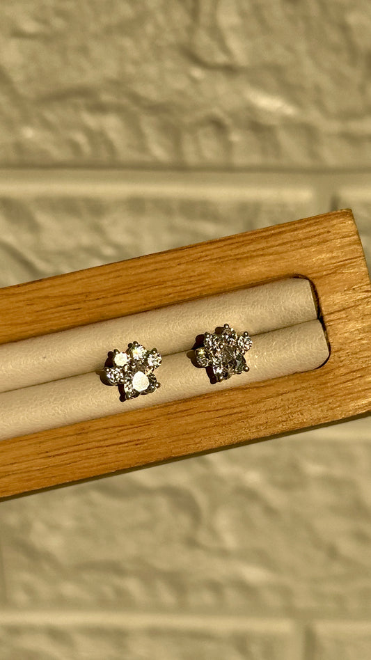 Crystal Paw Pendant Set