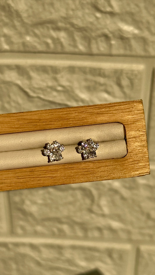 Crystal Paw Pendant Set