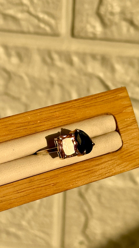 Couple Birthstones Ring