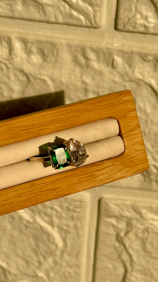 Couple Birthstones Ring