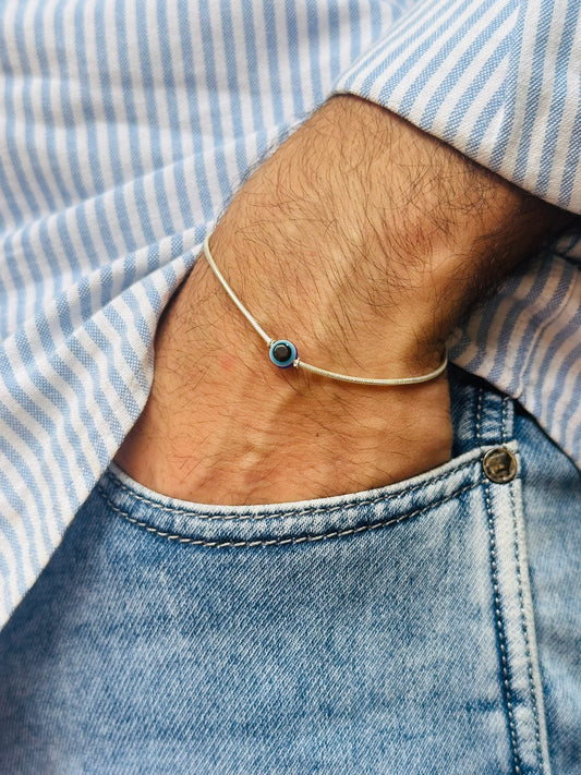 Evileye Snake Chain Bracelet