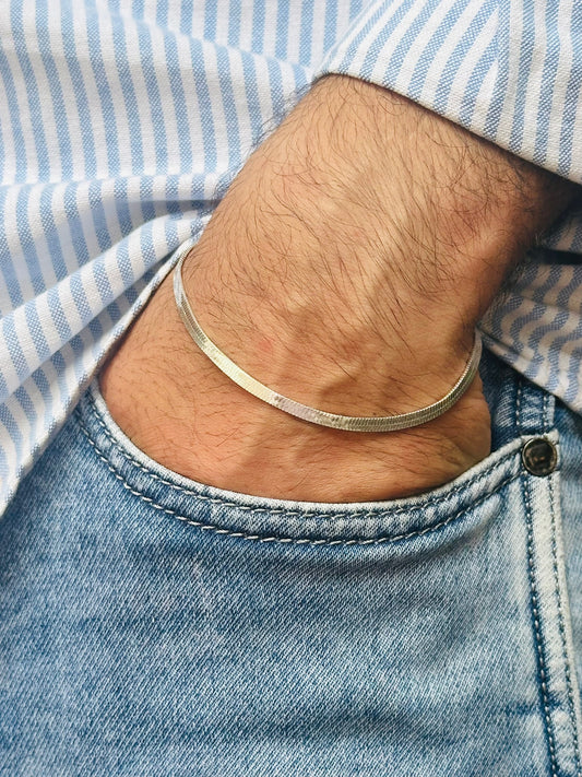 Flat Chain Bracelet