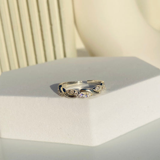 Woven Waves Ring