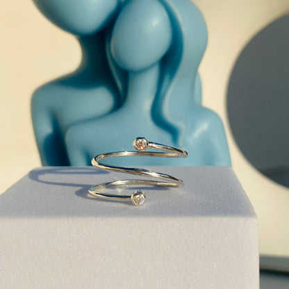 Spiral Serenity Ring