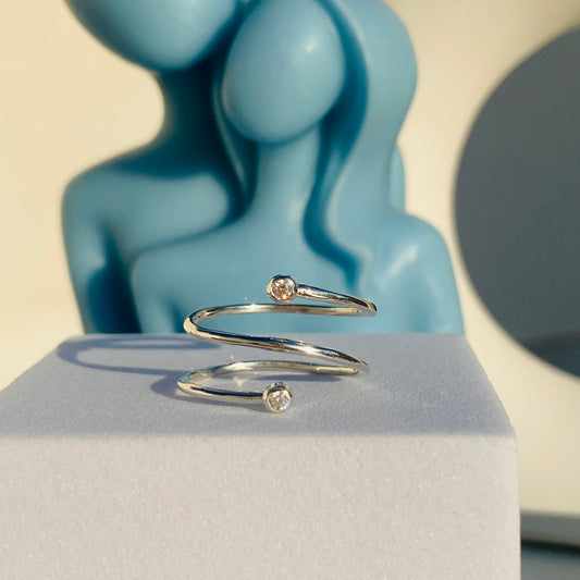 Spiral Serenity Ring