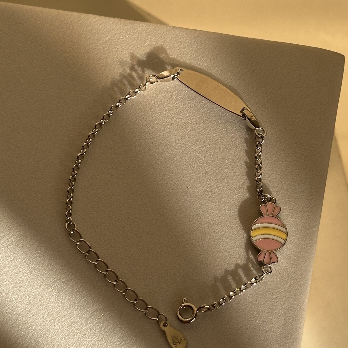 pink candy baby bracelet