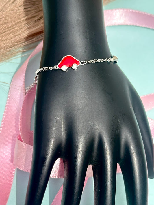 Racy Red Charm Baby Bracelet