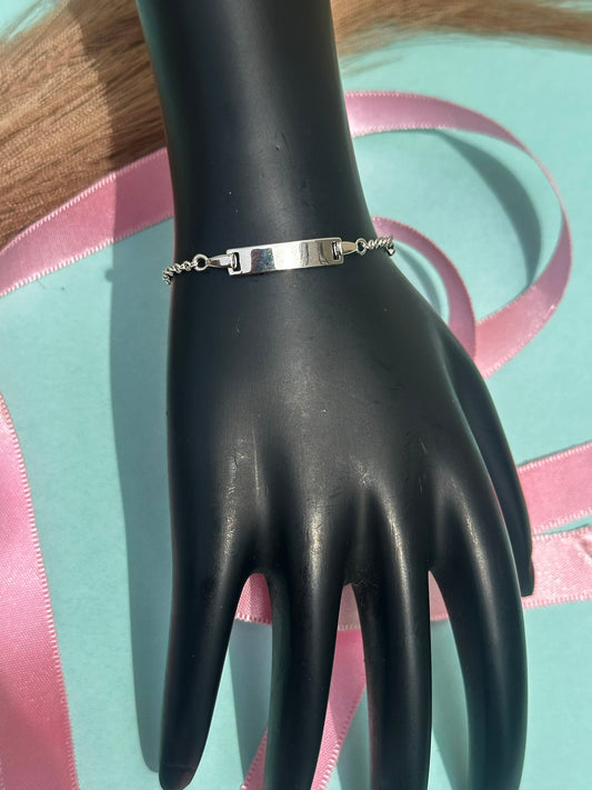 Aeroplane Charm Baby Bracelet