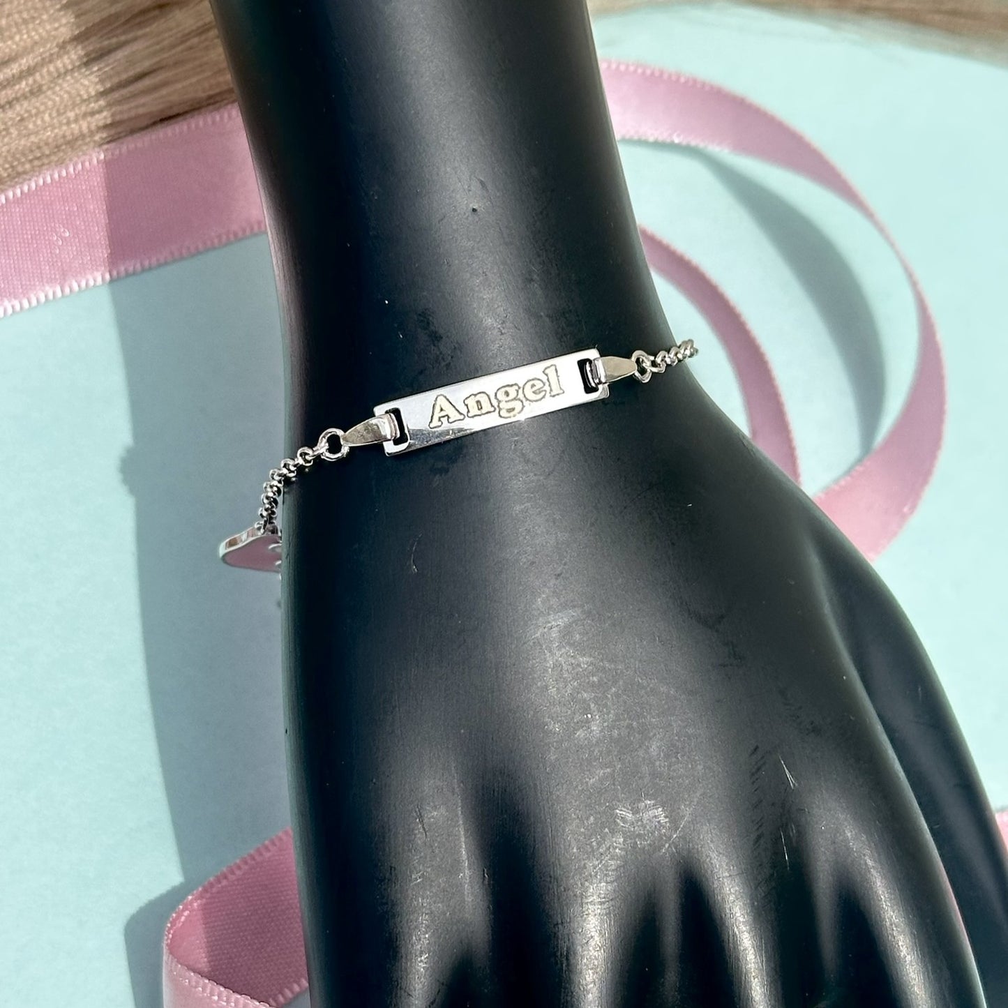 aeroplane charm baby bracelet