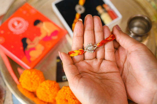 Dancing Peacock Rakhi