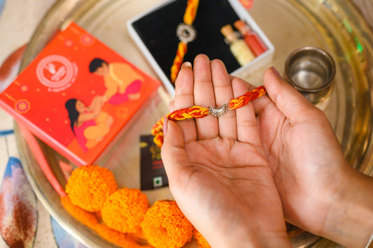 Silver Moon Rakhi