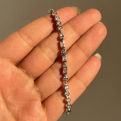 Morse Code Baguette Bracelet